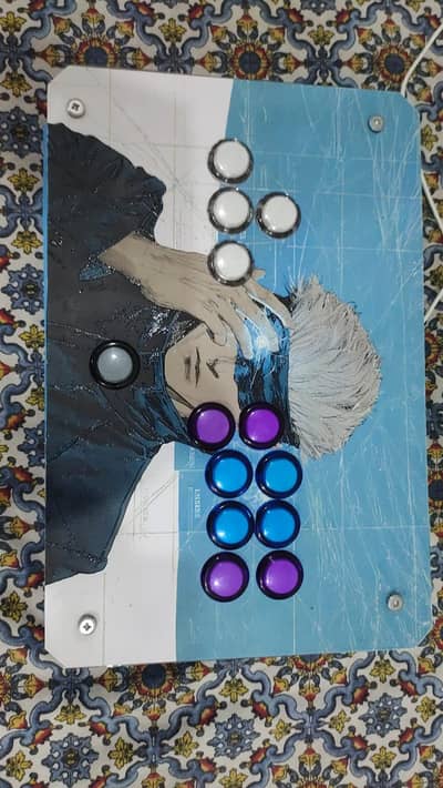 Custom made Liverless Acrylic Arcade stick for PC