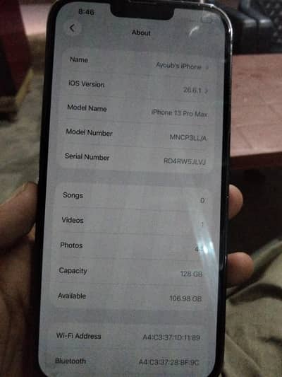 Apple iPhone 13 Pro Max 03066925259 just Whatsapp