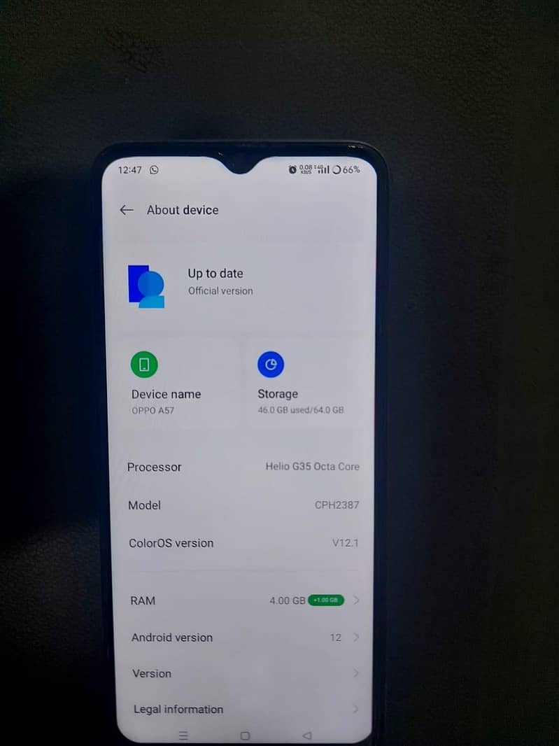 OPPO A57 0