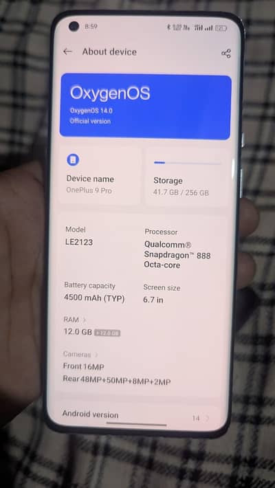 One Plus 9 Pro