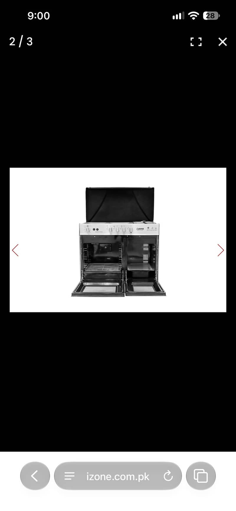 I zone cooking rang 1