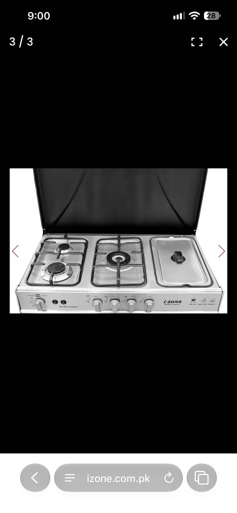 I zone cooking rang 2
