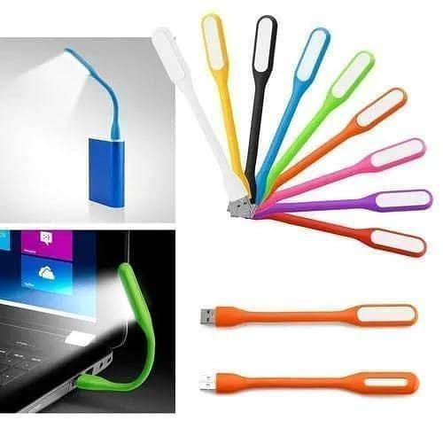 T   Pack Of 2 - Flexible Led Light And Micro Usb Flexible portable Fan Combo
