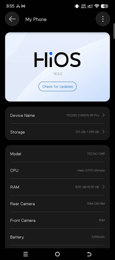 Tecno CAMON 40 Pro