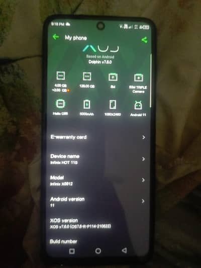 Infinix Hot 11s