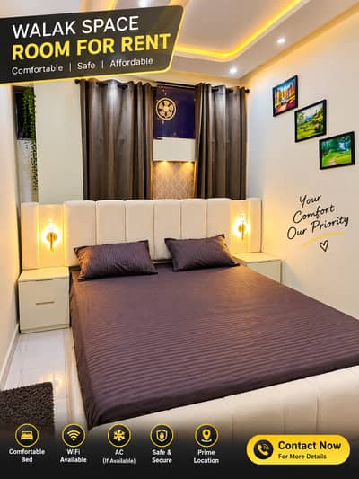 Fully Furnished 1-Bed Apartment for Rent Medical Housing Society, E-11/2, Islamabad Modern Kitchen | Excellent Ventilation Rent: Rs. 60,000/month Contact for Details!