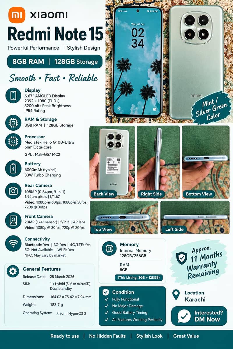 Xiaomi Redmi Note 15 0