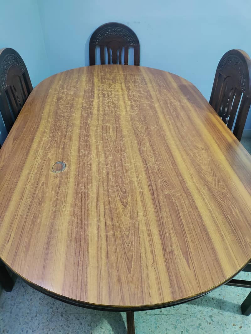 Wooden dining table 2