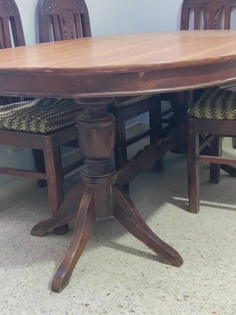 Wooden dining table 3