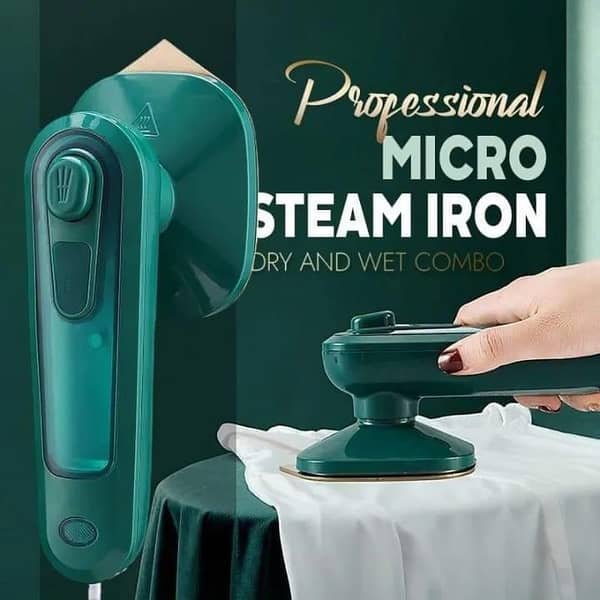 T   Professional Micro Steam Iron Handheld Household Portable Mini Ironing Machine Garment Steamer