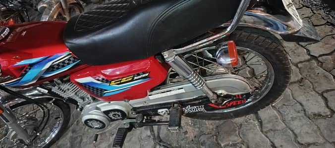 Honda CG 125 2024 Red Color