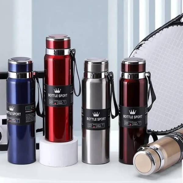 T  1000ml Large Capacity Stainless Steel Vacuum Flask Hot And Cold Water Bottle