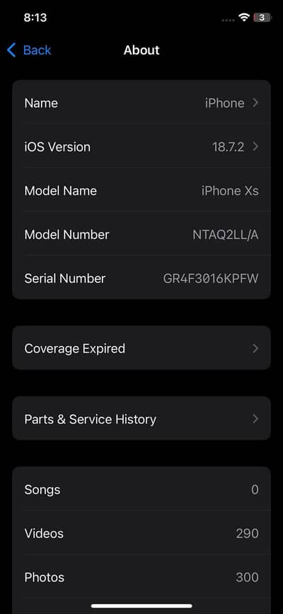 Apple iPhone XS