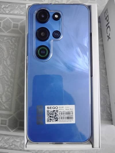 SEGO (EPIC-X), 06 GB RAM / 128 GB ROM. BLUE / PTA Approved (Like New)
