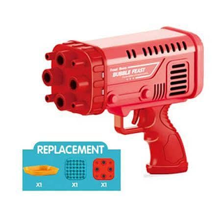 36-Hole Electric Bubble Blower for Kids with Bubble Solution Included