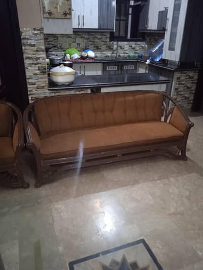 Sofa 5 seater used , Almarah, Showcase