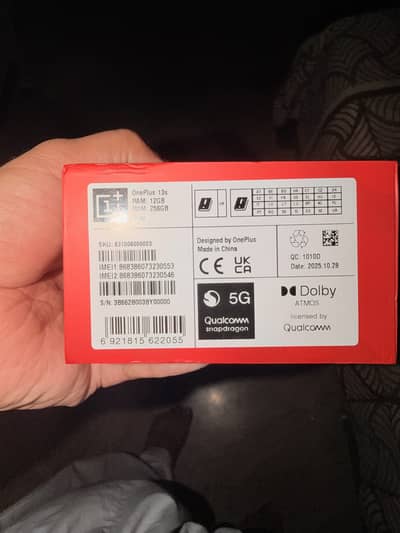 Oneplus 13s 12/256gb new box open. Full sim time limit available