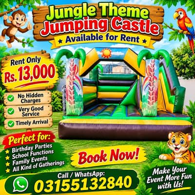 jumping slide water slide