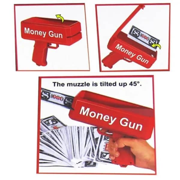 T   100PCS Cash Super Money Electric Toy Outdoor Game For Kids