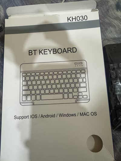 Bluetooth Keyboard with Charging Cable