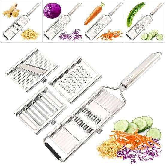 Genration chopper 4 in 1 Multi-Purpose Vegetable Slicer Cheese Grater Handheld adjustable Blades