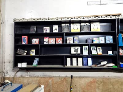 3 Big Wooden Almari Shelves for Shop Owners