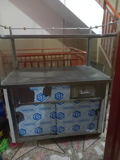 chaat counter/food display counter/gol gappay stall For Sale
