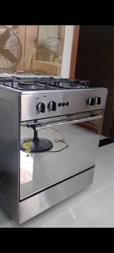 Indus Cooking Range with Oven & Grill – Stainless Steel