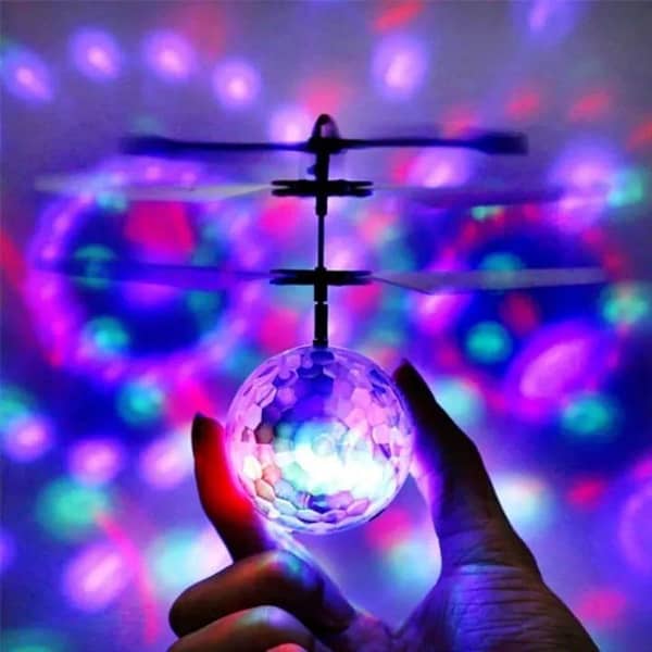 T  Flying Ball Toy - 2 Speed Models, LED Indicator - Perfect Spherical Shape - Ideal for Kids & Adults - Experience Fun & Thrills