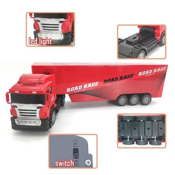 T  Road Rage Remote Controlled With Gravity Sensor Simulation Trailer Truck