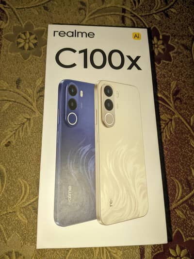 Realme c100x just box open