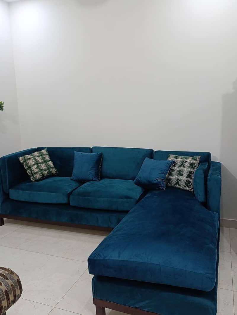 7 seater L shape sofa Double frame. 3