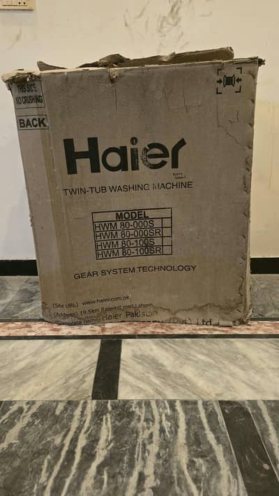 Haier Twin Tub Washing Machine