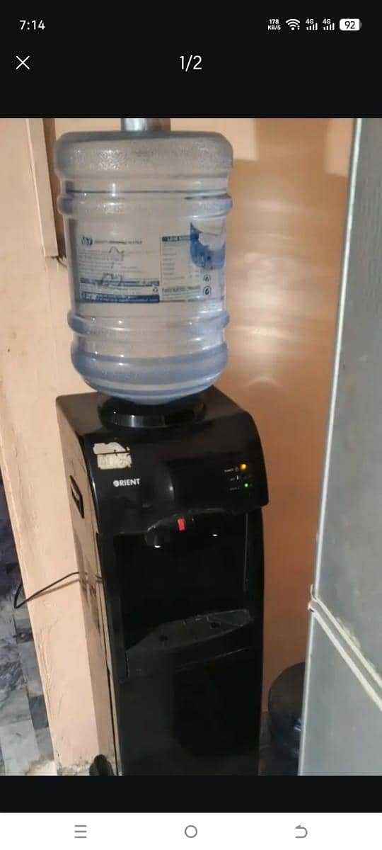 orient Dispenser condition 10/09 0