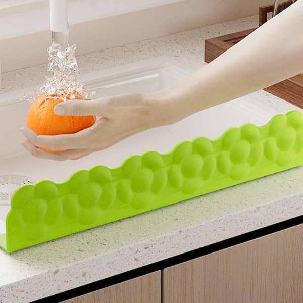 Flower Shape Silicone Sink Baffle Guard Anti Splashing Water Baffle Water Retaining