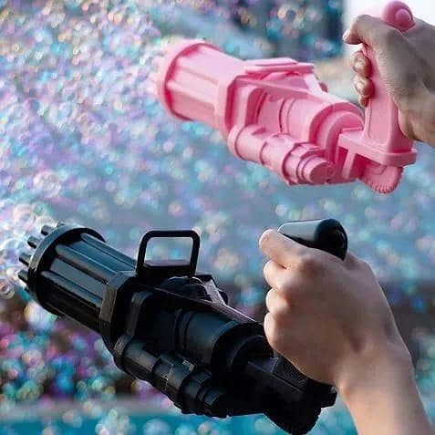 T   Electric Bubble Machine Plastic Toys For Kids