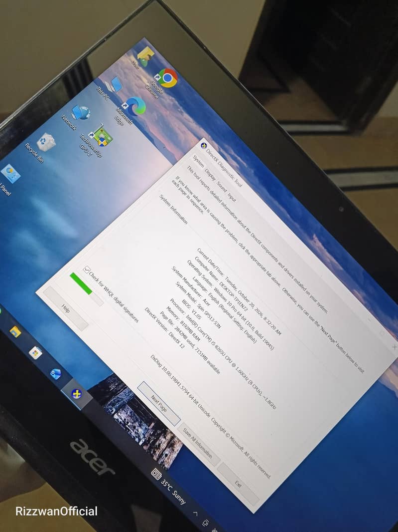 Acer Spin 5 TouchScreen 360° 7