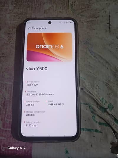 Vivo y 500 mobile urgent sale