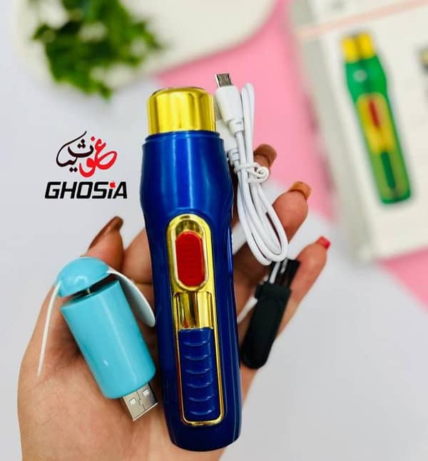 4D Shaver 5in1, Shaver & Lighter, USB Fan, Torch Light