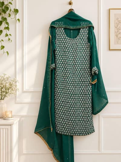 Designer custom made Haris Shakeel dress