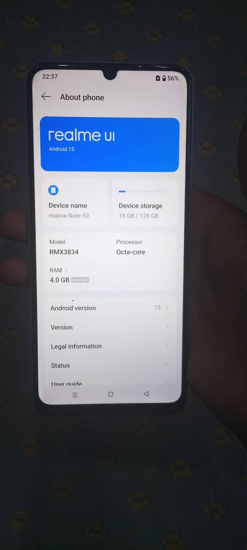 Realme Note 50 5