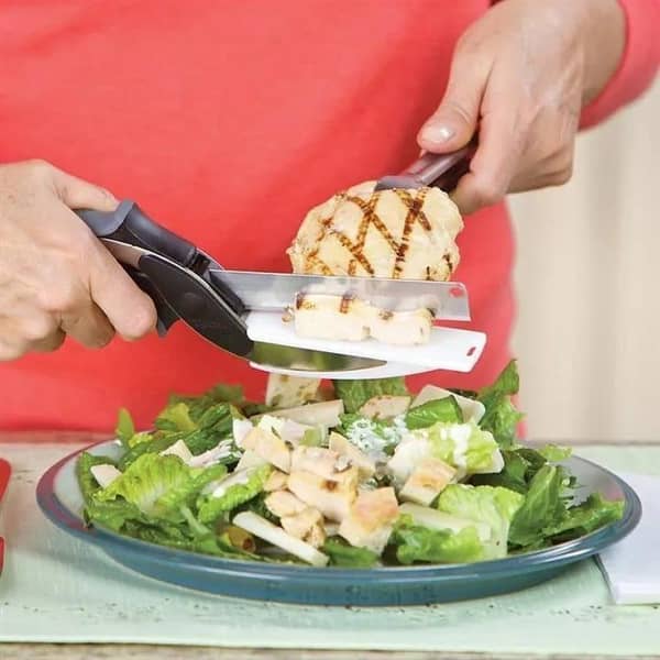 T   Stainless Steel Multifunction Kitchen Vegetables Bread Slicer Chopper Cutter