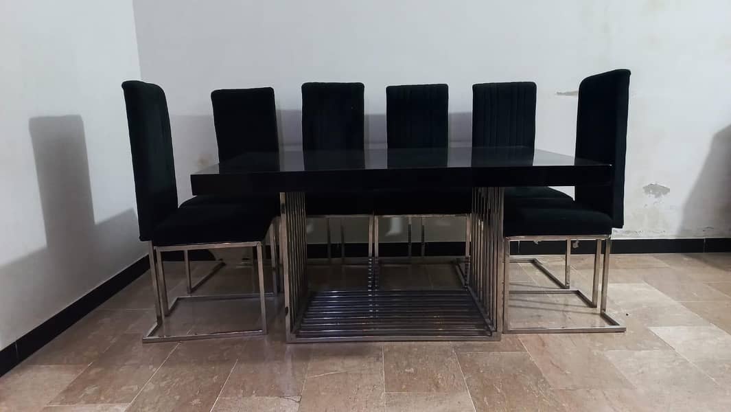 Black Dining Table 4