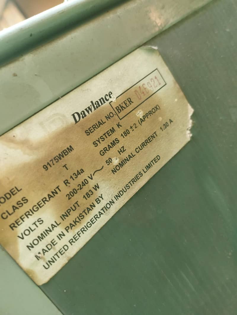 Dawlance 12 cubic Fridge 2
