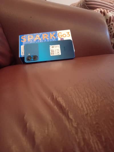Tecno spark go3 4+128 GB just box opan exchange ho jay ga