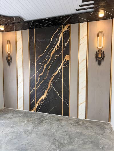 Wallpaper Installation & Modern Ceiling Decoration Service
