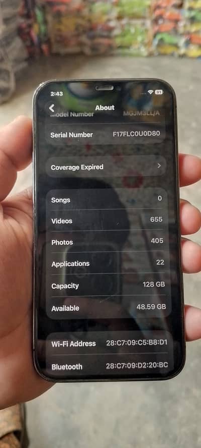 Apple iPhone 12 Pro CONTACT NO 03712287323