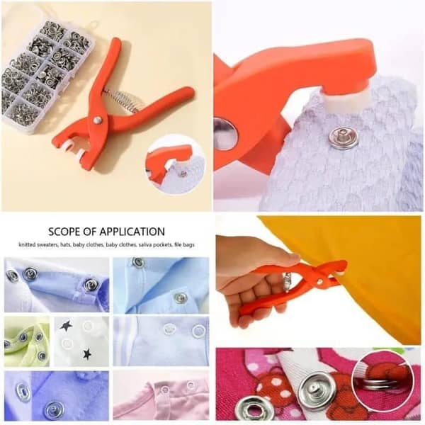 T  High-quality portable manual button pressing plier tool with 25 buttons