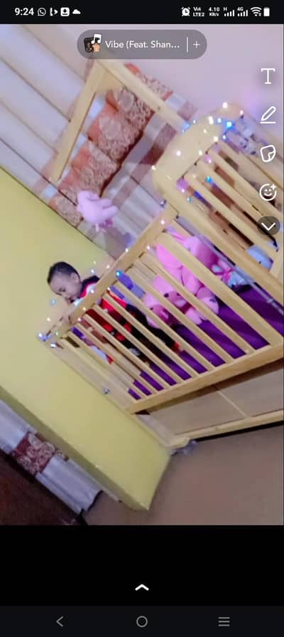 wooden baby coat