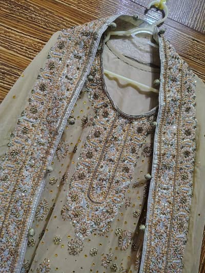 Bridal embroidery dress for weeding | One time used same like new